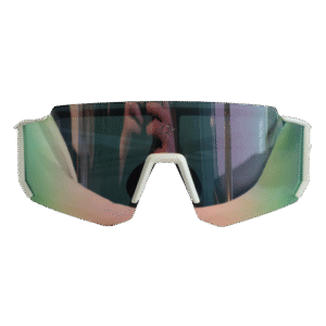 Óculos sports branco/rosê