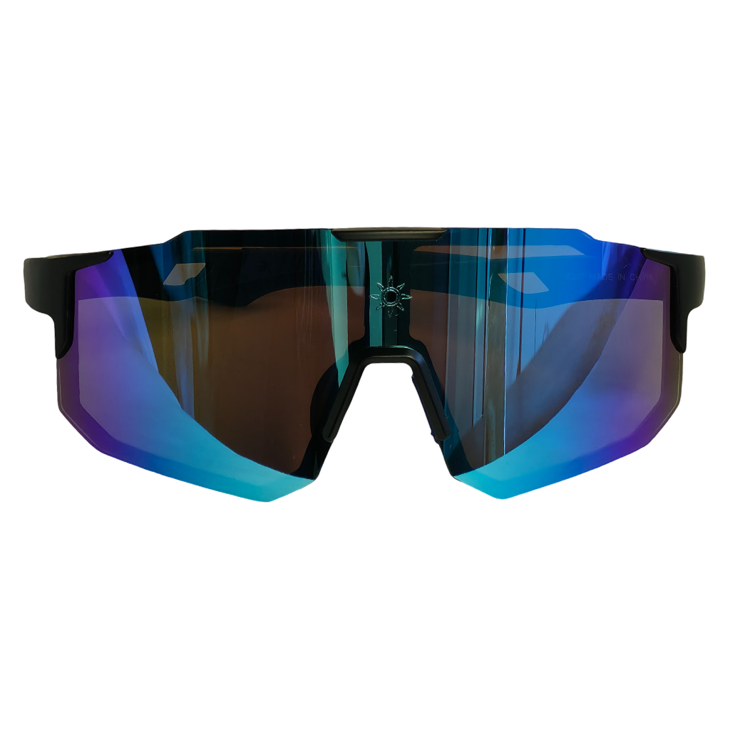 Óculos sports preto/azul